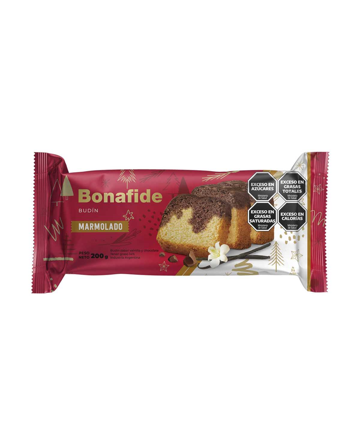 Budin Bonafide Marmolado x 200 Gr